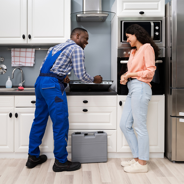 can you provide an estimate for cooktop repair before beginning any work in Coopers Plains New York